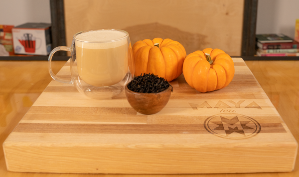 Tiny pumpkins, frosted pumpkin, and the tea latte