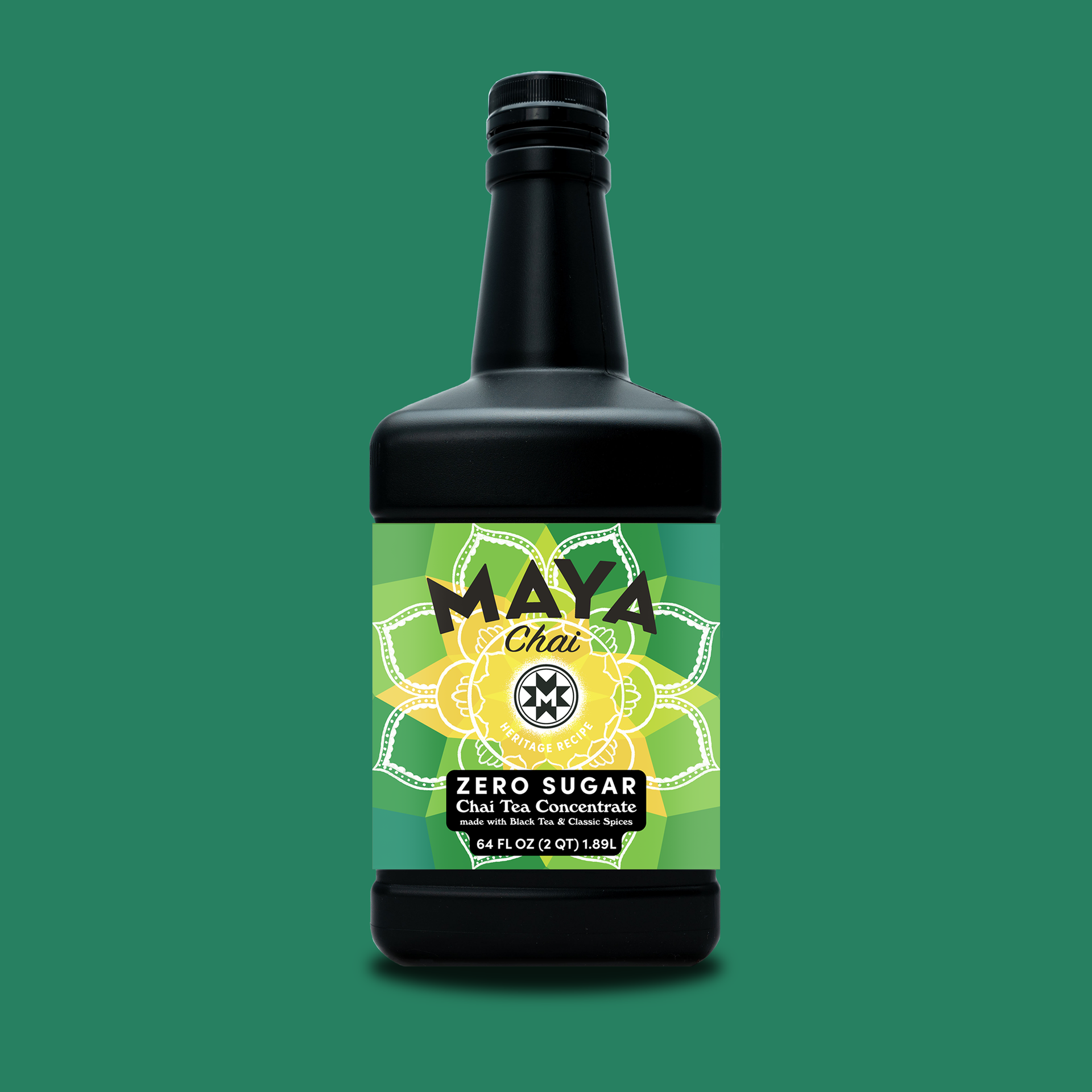 Maya Heritage Recipe Zero Sugar Chai - 64oz Bottle (WITHOUT a pump - 64  Servings)